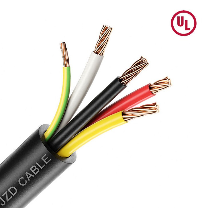 TC-ER 90°C 600V PVC+PVC美标桥架电缆，风力发电电缆