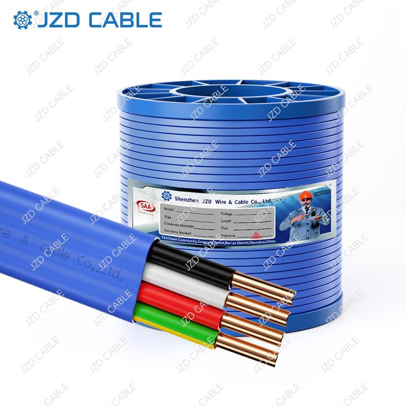 SAA认证蓝色四芯TPS活动房屋专用电缆 配电柜控制工业用线