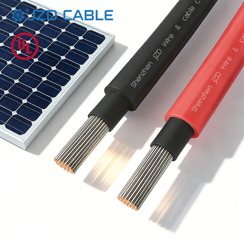 UL 4703认证PV1-F太阳能电缆，高性能光伏电线，适用于太阳能系统